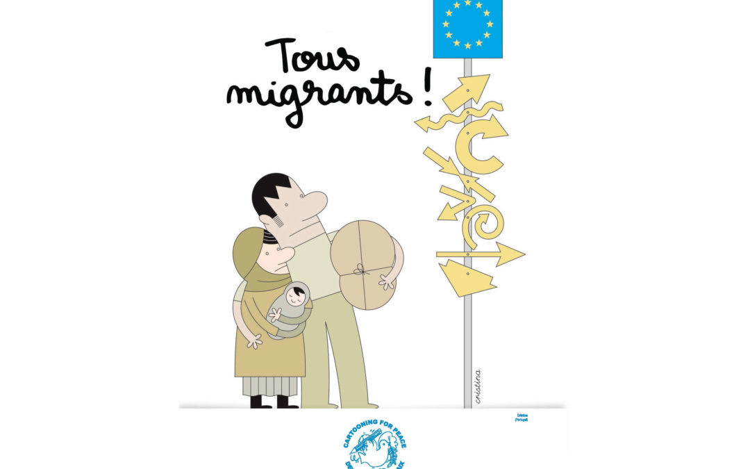 Un livret pédagogique autour des migrations avec Cartooning for Peace